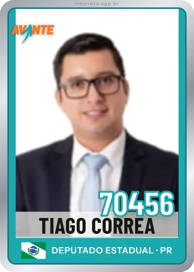 Carta de Tiago Correa, número 70456, Avante