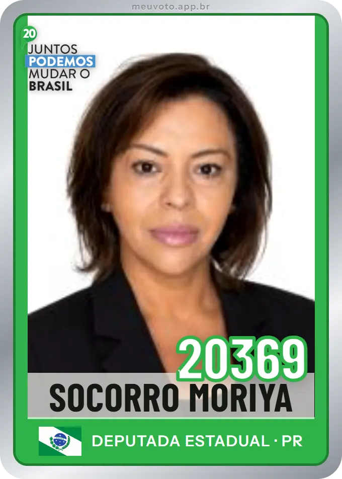 Carta de Socorro Moriya, número 20369, Podemos