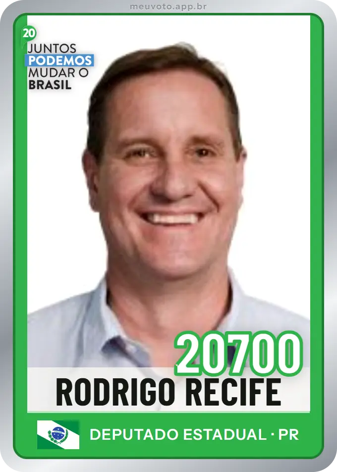 Carta de Rodrigo Recife, número 20700, Podemos