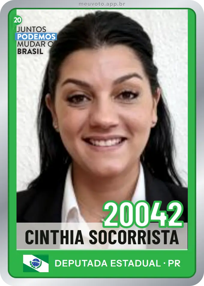 Carta de Cinthia Socorrista, número 20042, Podemos