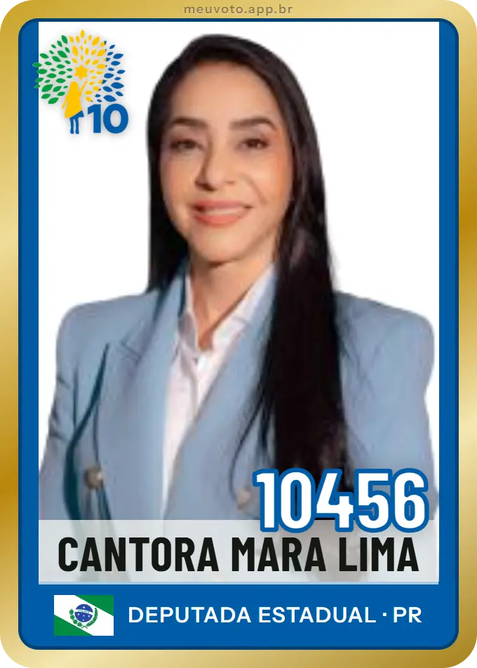Carta de Cantora Mara Lima, número 10456, Republicanos