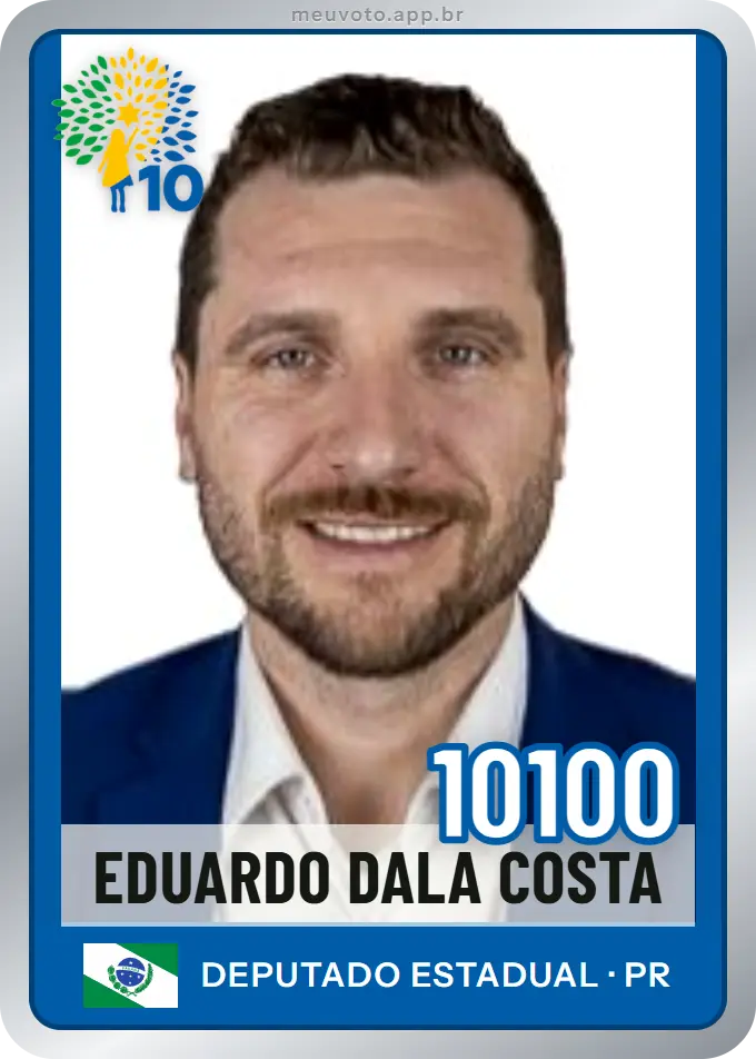 Carta de Eduardo Dala Costa, número 10100, Republicanos