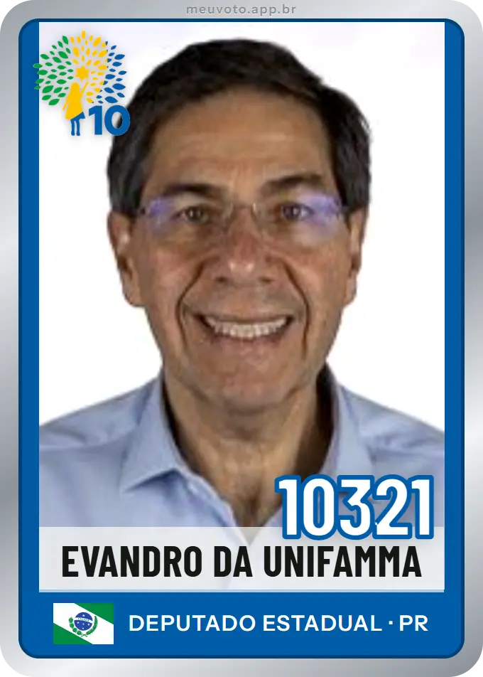 Carta de Evandro da Unifamma, número 10321, Republicanos