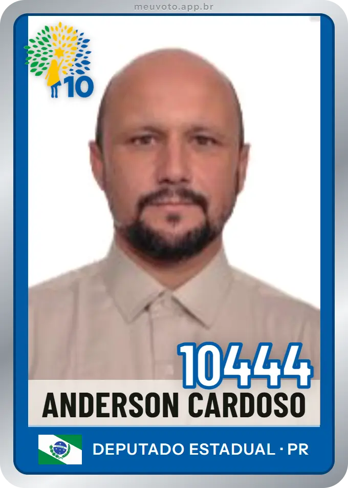 Carta de Anderson Cardoso, número 10444, Republicanos