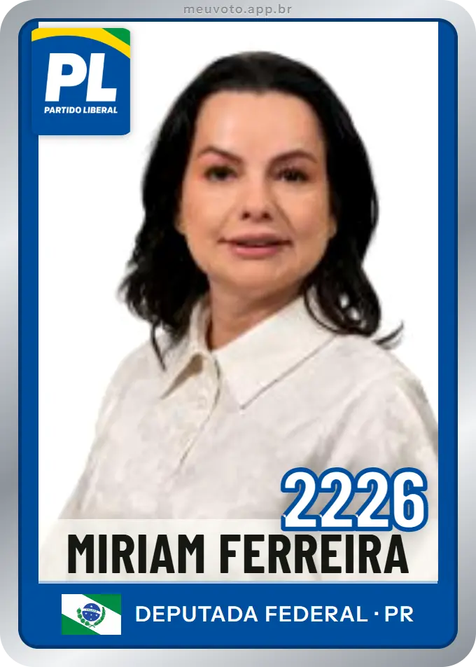 Carta de Miriam Ferreira, número 2226, PL
