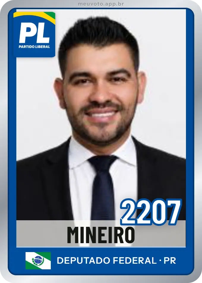 Carta de Mineiro, número 2207, PL