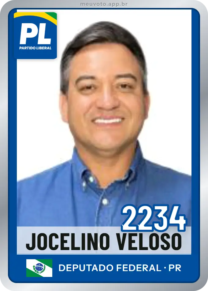 Carta de Jocelino Veloso, número 2234, PL