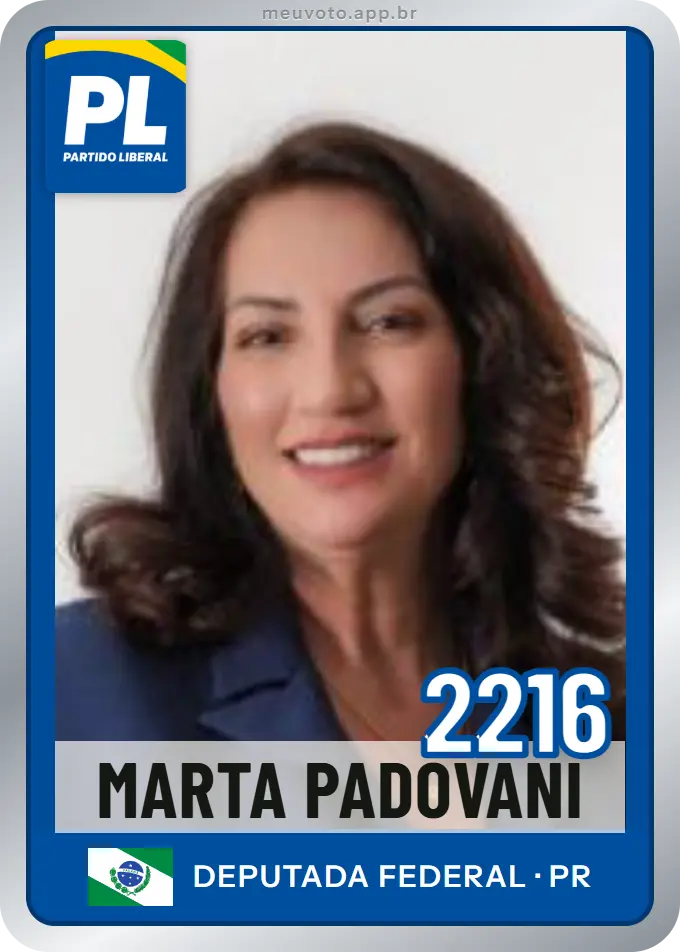 Carta de Marta Padovani, número 2216, PL