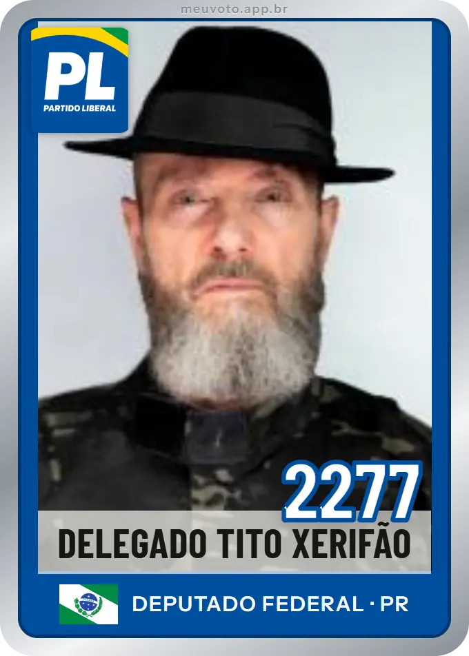 Carta de Delegado Tito Xerifão, número 2277, PL