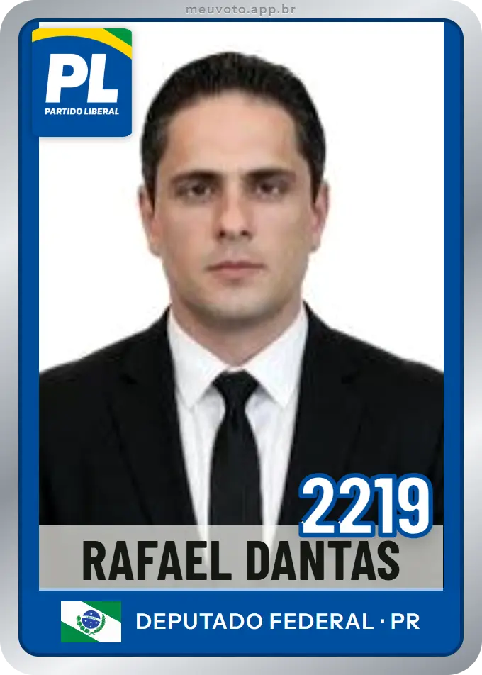 Carta de Rafael Dantas, número 2219, PL