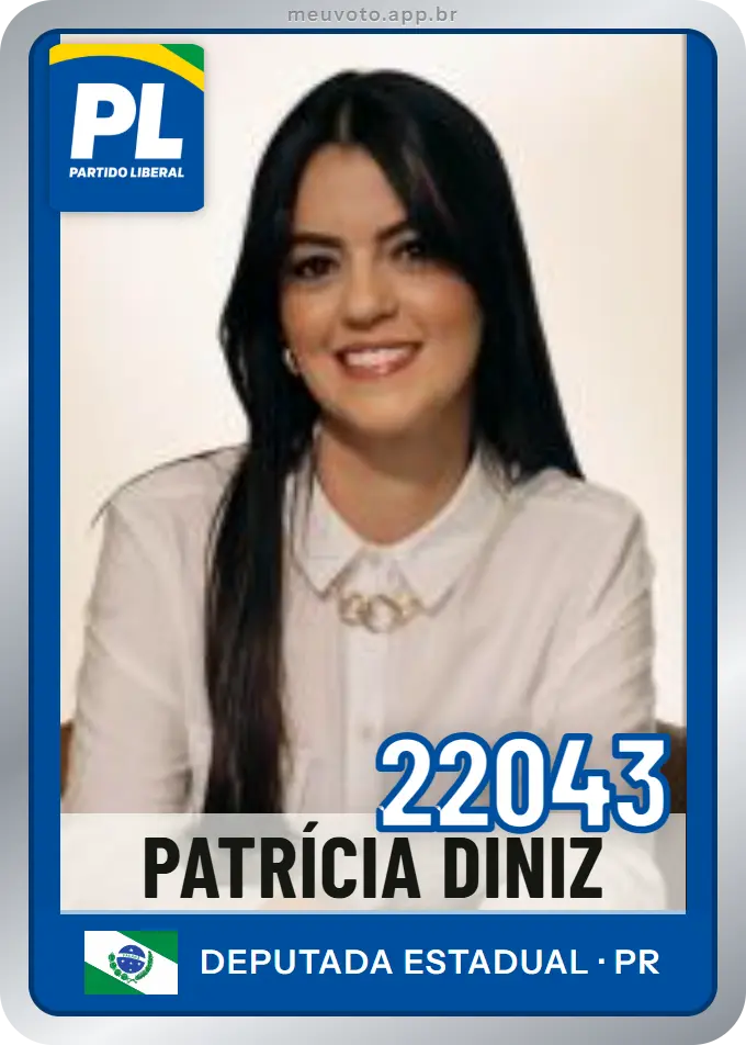 Carta de Patrícia Diniz, número 22043, PL