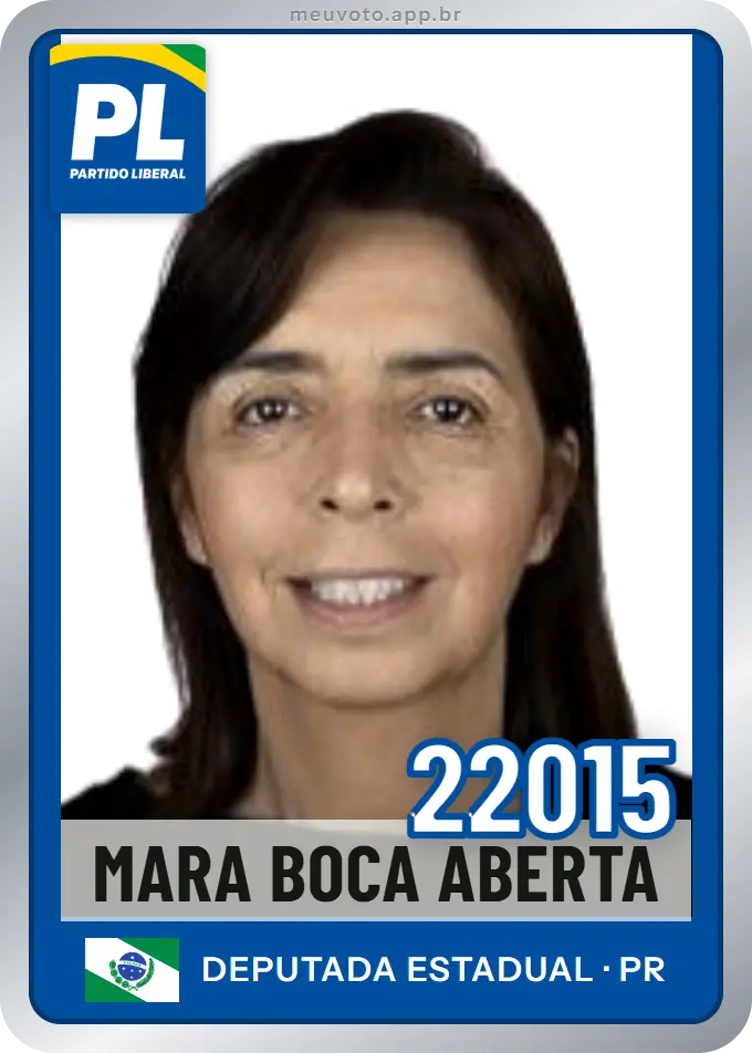 Carta de Mara Boca Aberta, número 22015, PL
