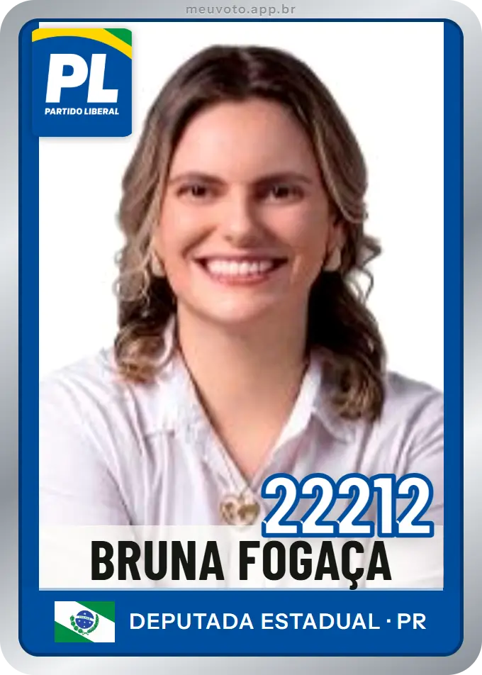 Carta de Bruna Fogaça, número 22212, PL