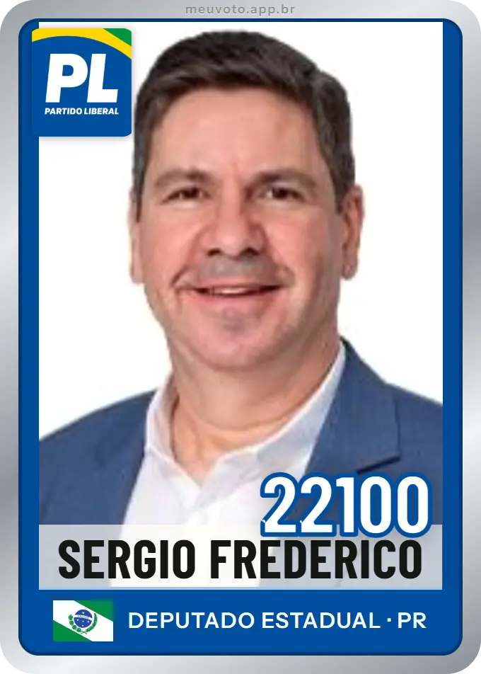 Carta de Sergio Frederico, número 22100, PL