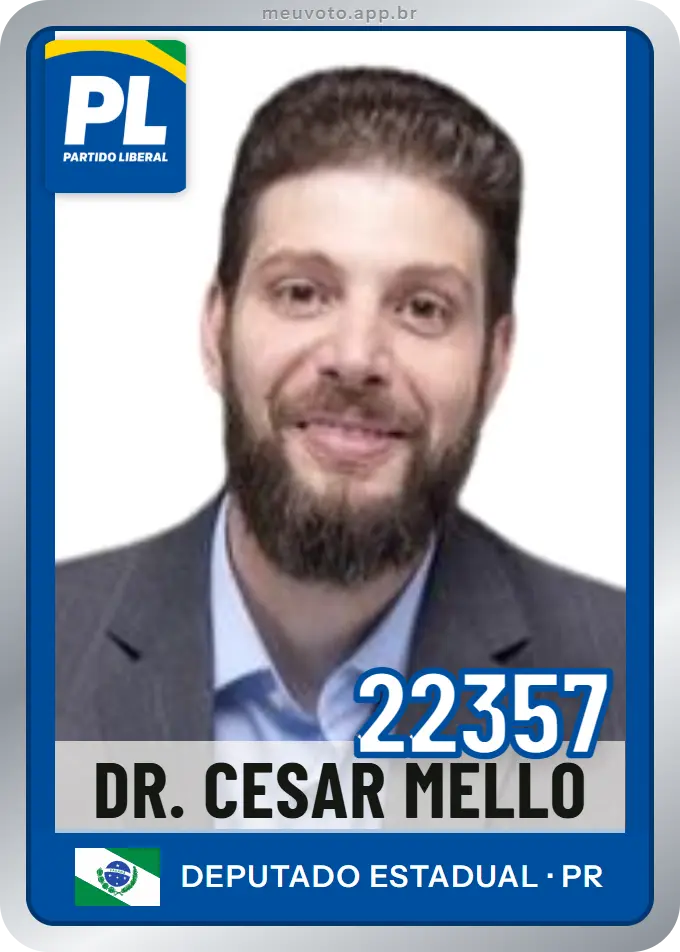 Carta de Dr. Cesar Mello, número 22357, PL