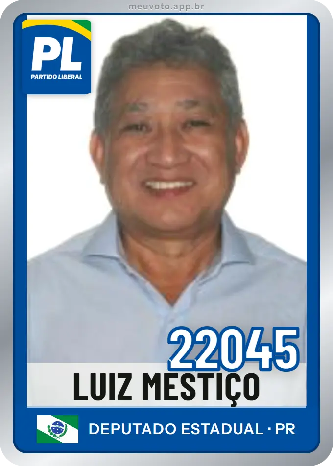 Carta de Luiz Mestiço, número 22045, PL