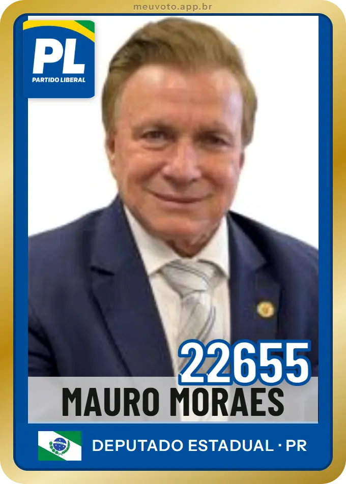 Carta de Mauro Moraes, número 22655, PL