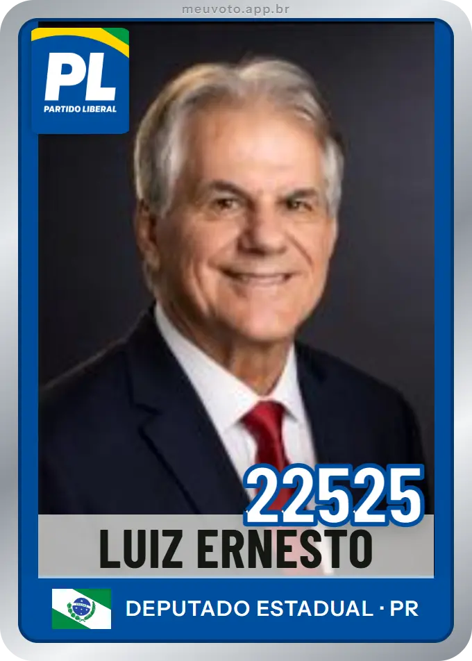 Carta de Luiz Ernesto, número 22525, PL
