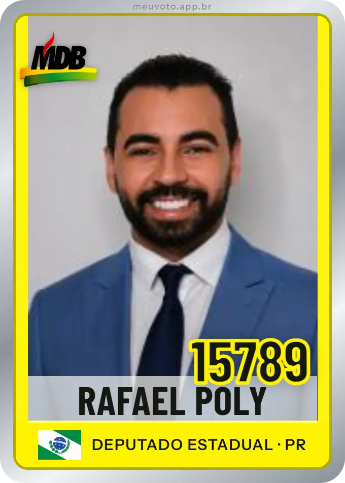 Carta de Rafael Poly, número 15789, MDB