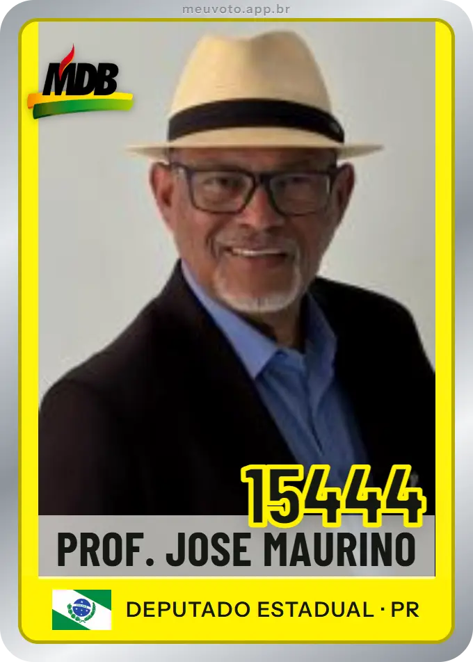 Carta de Prof. Jose Maurino, número 15444, MDB