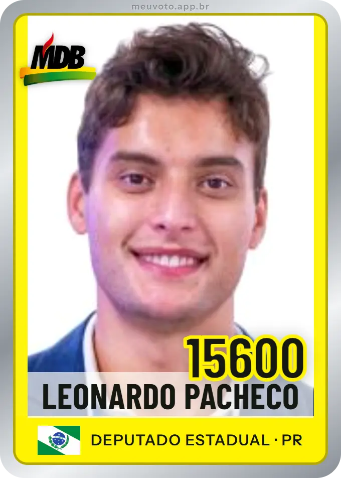 Carta de Leonardo Pacheco, número 15600, MDB