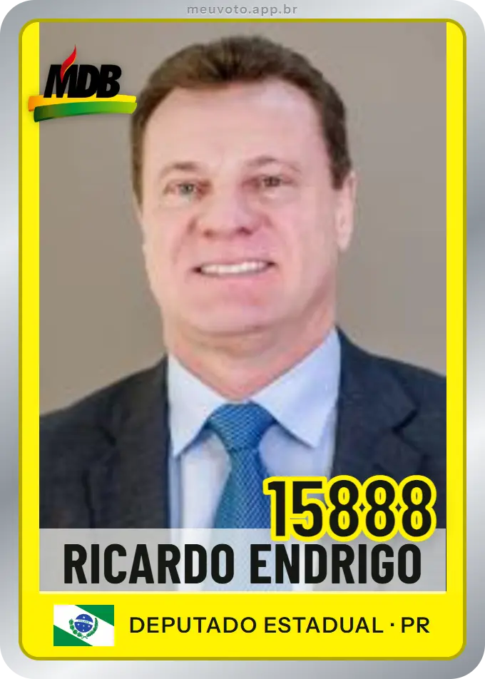Carta de Ricardo Endrigo, número 15888, MDB
