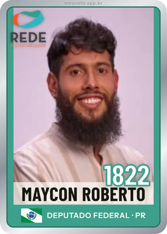 Carta de Maycon Roberto, número 1822, Rede