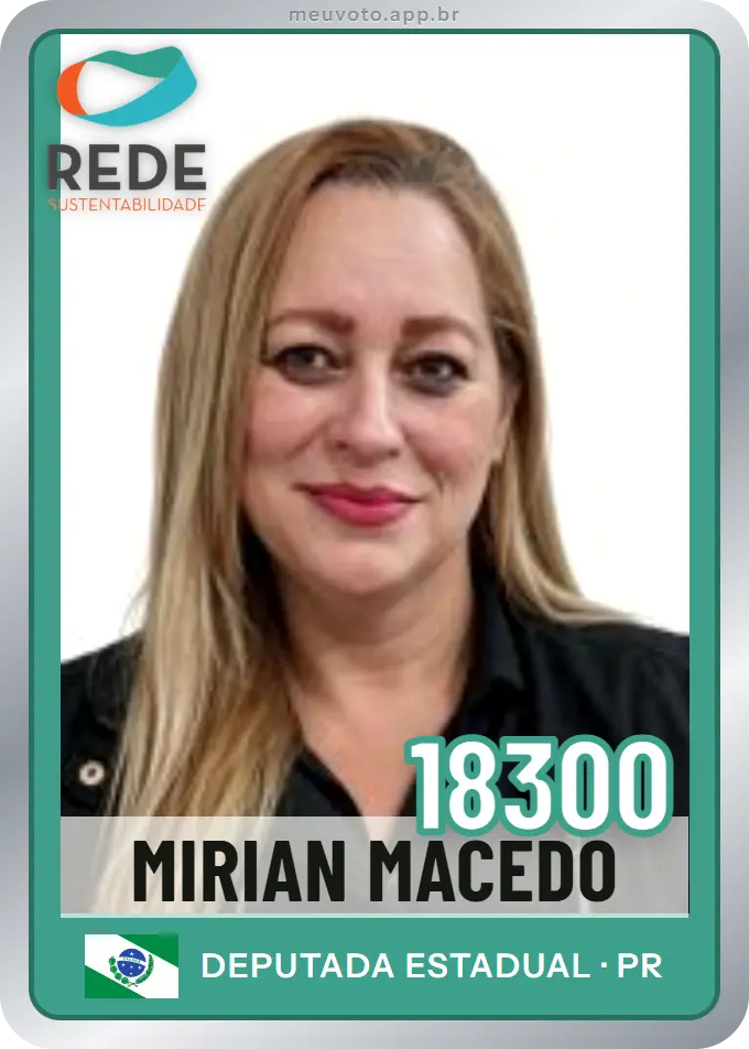 Carta de Mirian Macedo, número 18300, Rede