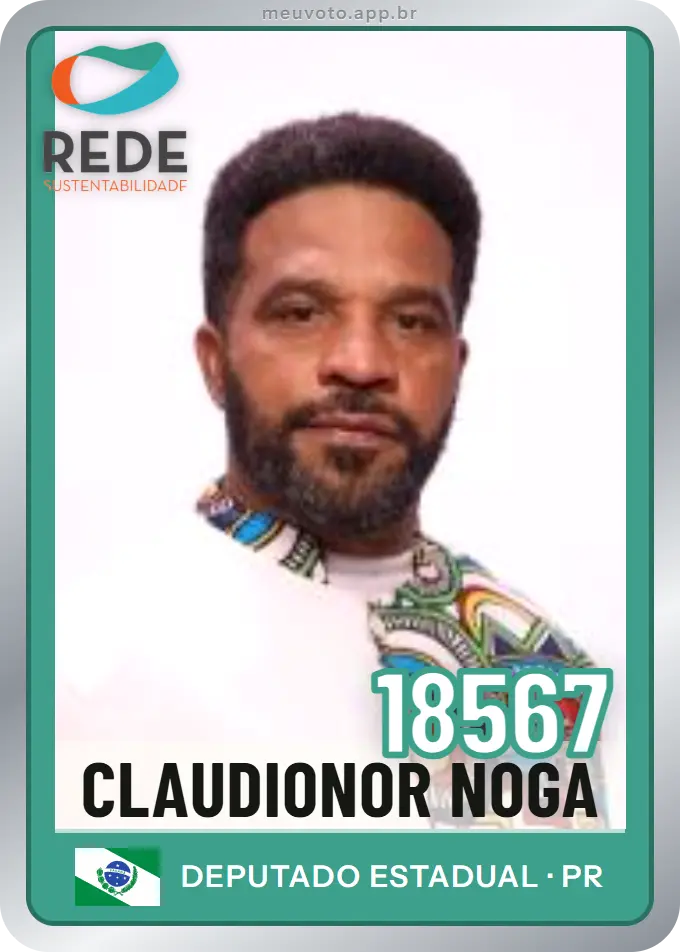 Carta de Claudionor Noga, número 18567, Rede