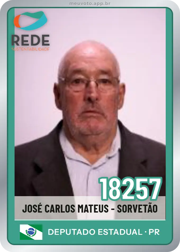 Carta de José Carlos Mateus - Sorvetão, número 18257, Rede
