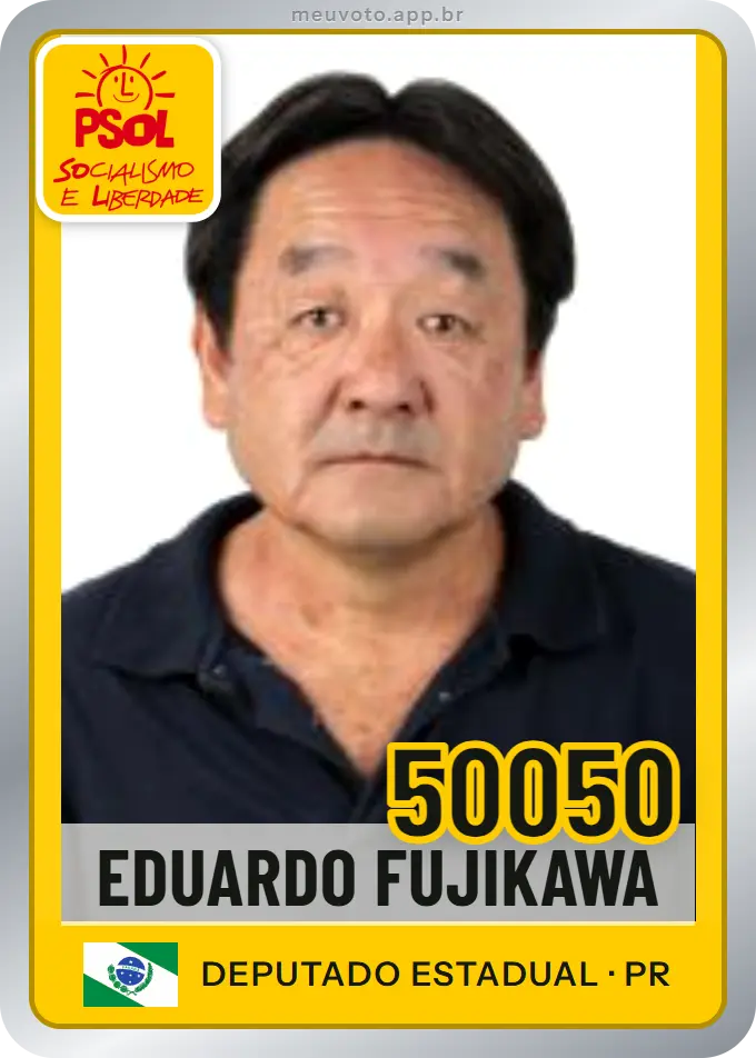 Carta de Eduardo Fujikawa, número 50050, PSOL