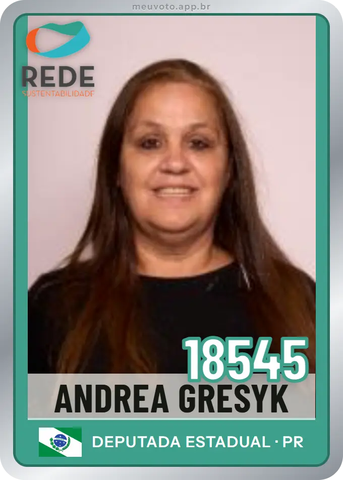 Carta de Andrea Gresyk, número 18545, Rede