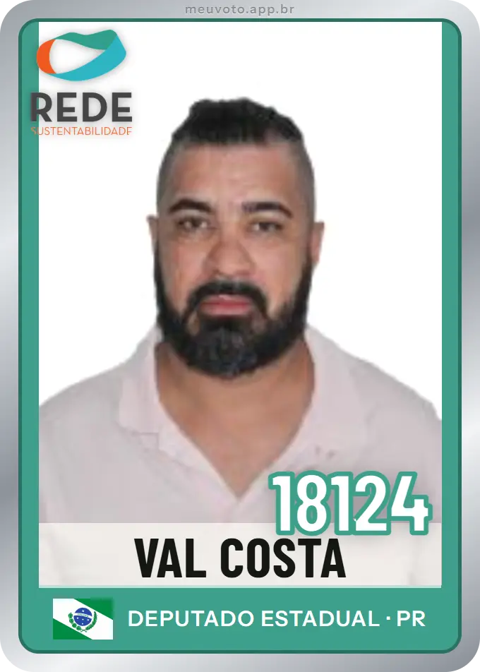 Carta de Val Costa, número 18124, Rede