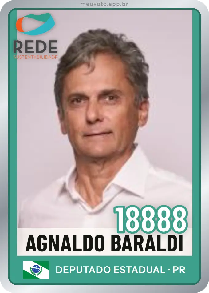 Carta de Agnaldo Baraldi, número 18888, Rede