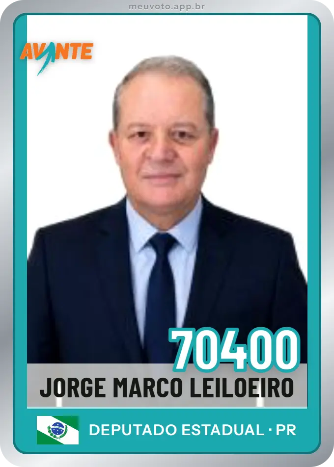 Carta de Jorge Marco Leiloeiro, número 70400, Avante