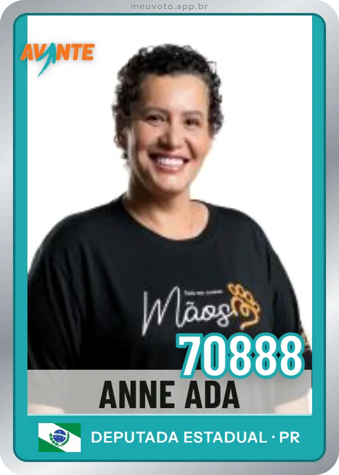 Carta de Anne Ada, número 70888, Avante