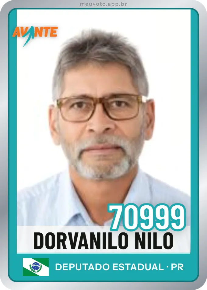 Carta de Dorvanilo Nilo, número 70999, Avante