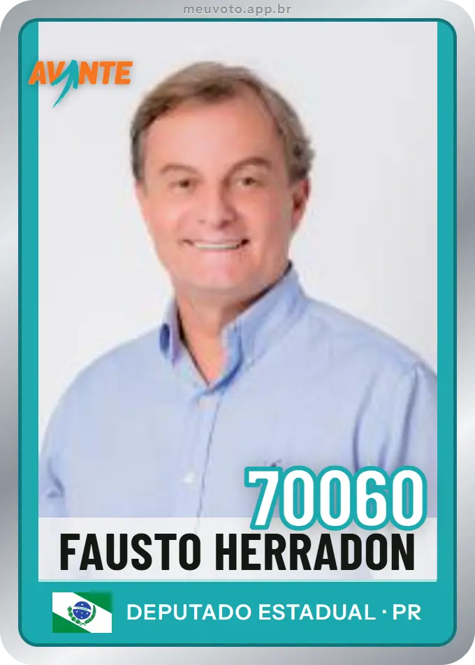 Carta de Fausto Herradon, número 70060, Avante