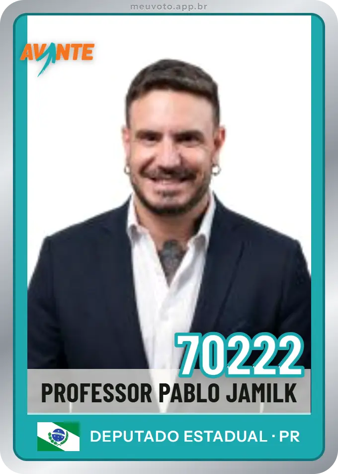 Carta de Professor Pablo Jamilk, número 70222, Avante