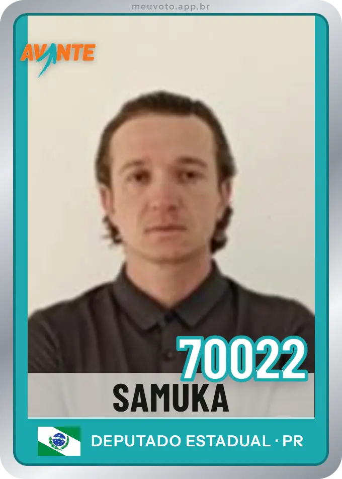 Carta de Samuka, número 70022, Avante
