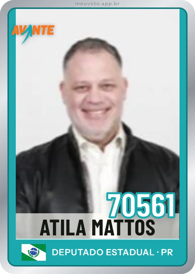 Carta de Atila Mattos, número 70561, Avante