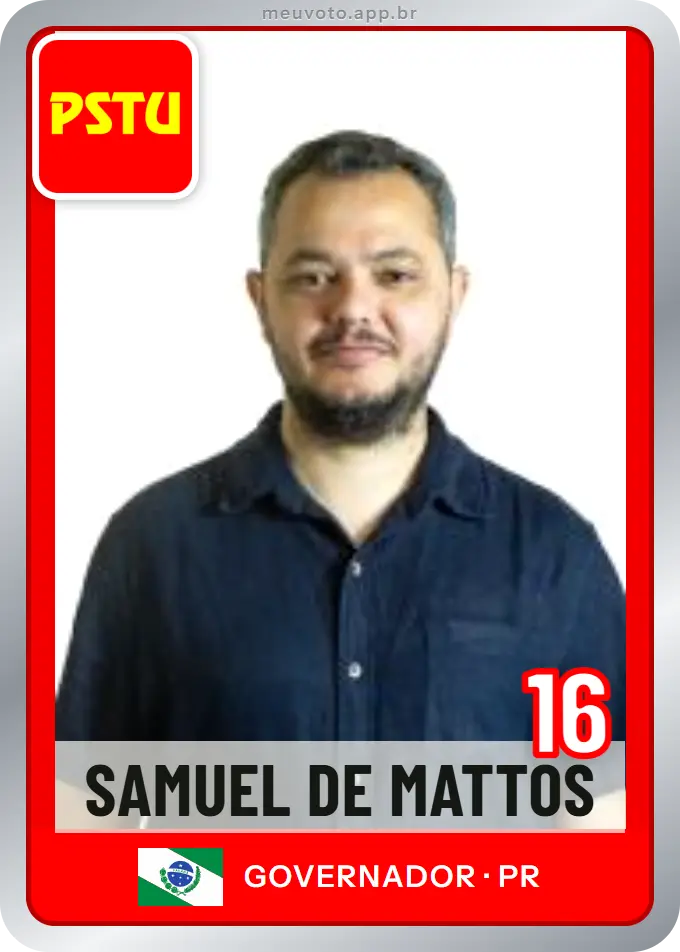 Carta de Samuel de Mattos, número 16, PSTU