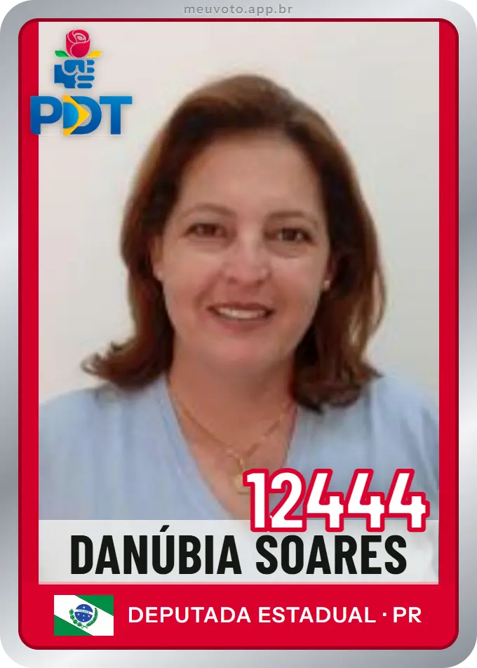 Carta de Danúbia Soares, número 12444, PDT