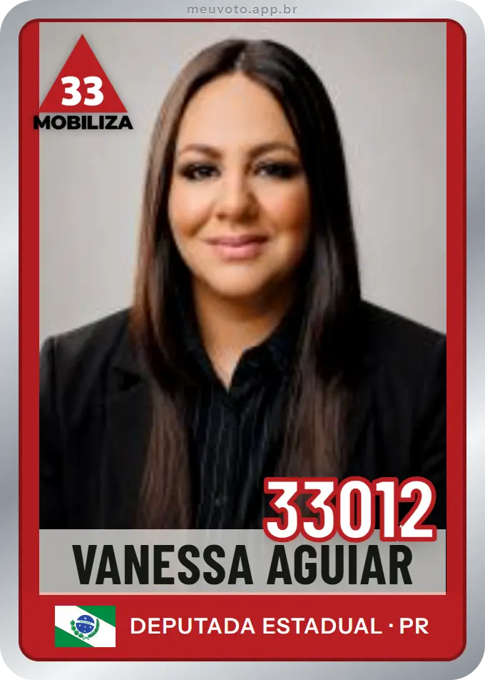 Carta de Vanessa Aguiar, número 33012, Mobiliza