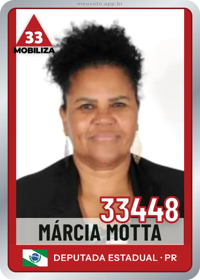 Carta de Márcia Motta, número 33448, Mobiliza