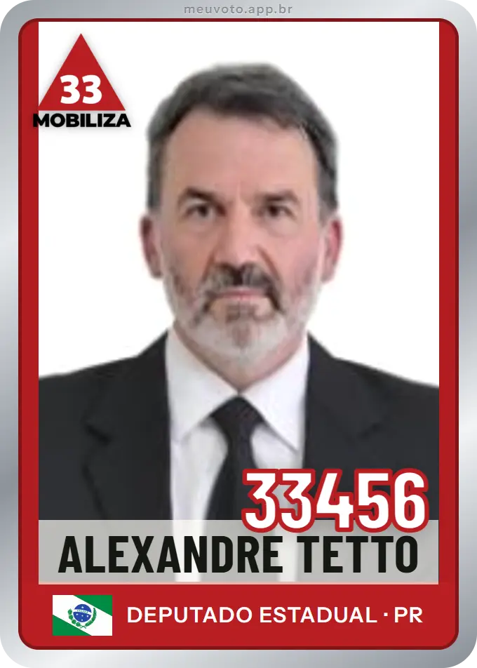 Carta de Alexandre Tetto, número 33456, Mobiliza