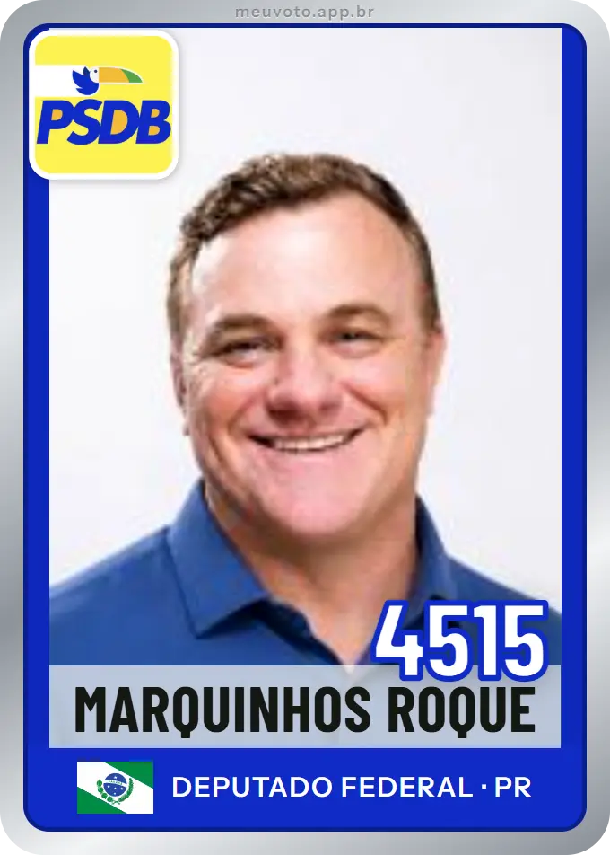 Carta de Marquinhos Roque, número 4515, PSDB