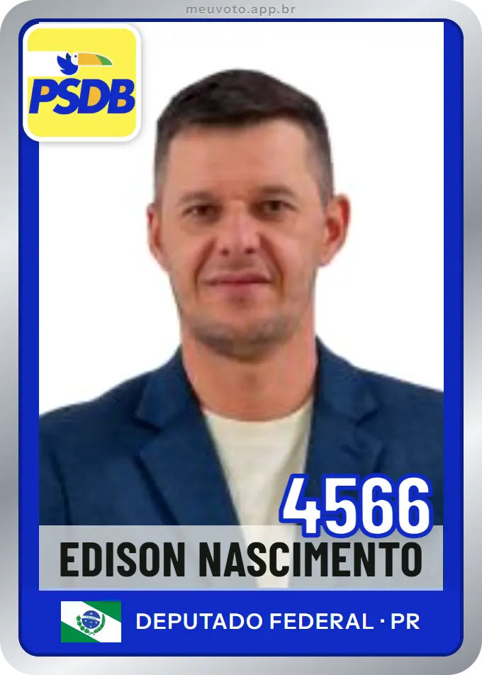 Carta de Edison Nascimento, número 4566, PSDB