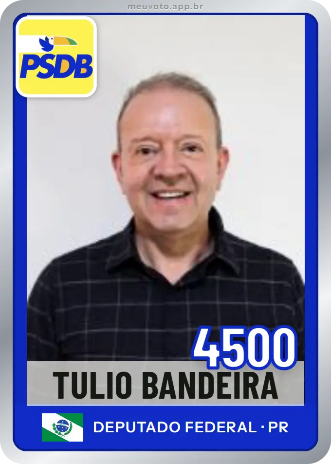 Carta de Tulio Bandeira, número 4500, PSDB