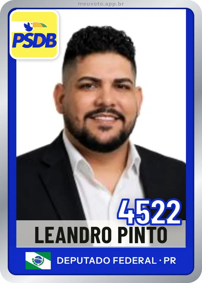 Carta de Leandro Pinto, número 4522, PSDB